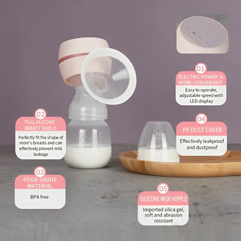 Extractor De Leche Materna Saca Leche Portátil Usb 180ml — foto 6