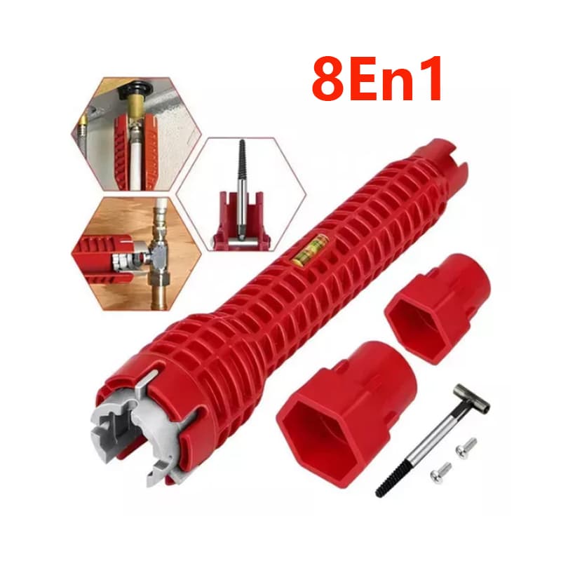 Llave Ajustable Gasfiteria Multi Uso Flexible Desague Cocina — foto 1