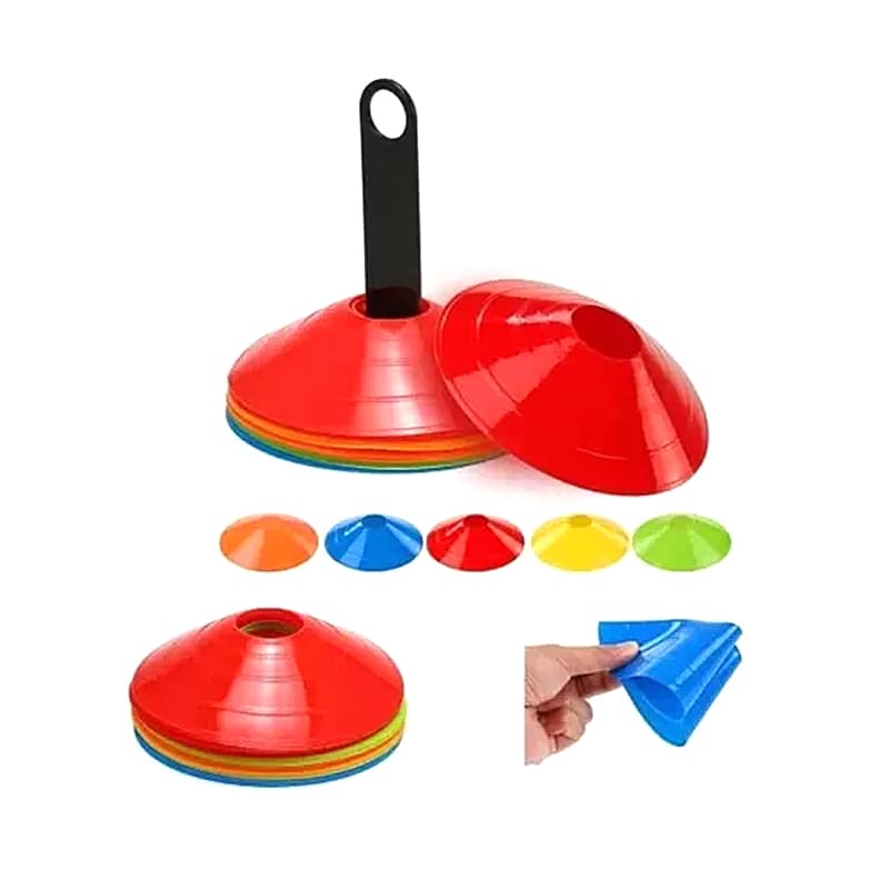 5 colores Lentejas cónicas de entrenamiento mezclado de fitness 50 psc/set 50 — foto 2