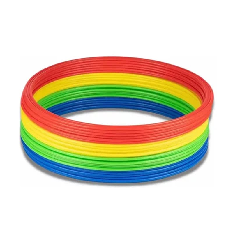 20psc/set Aros De Agilidad 40cm Entrenamiento Deporte Futbol 4 colors Cono — foto 4