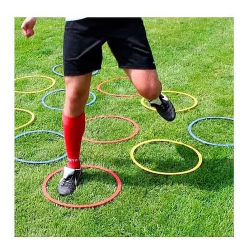 20psc/set Aros De Agilidad 40cm Entrenamiento Deporte Futbol 4 colors Cono — foto 5