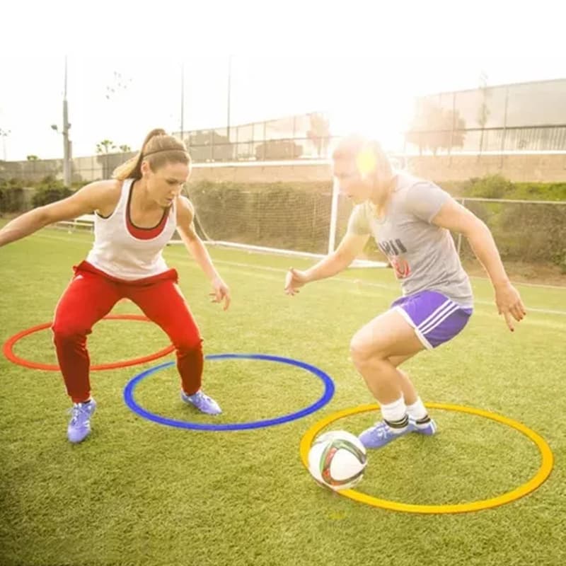 20psc/set Aros De Agilidad 40cm Entrenamiento Deporte Futbol 4 colors Cono — foto 7