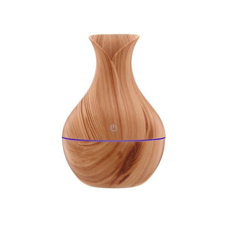 Color de madera claro pequeño humidificador de aire 130ML — foto 1