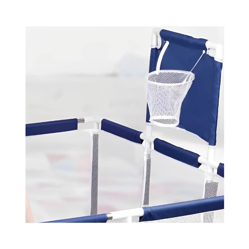 1.8m Corral Seguridad Bebes Con Aro De Basket El azul1.8M — foto 3
