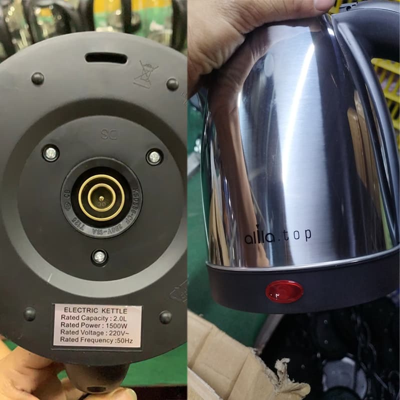 2L 1500W jarra de agua caliente de acero inoxidable — foto 2