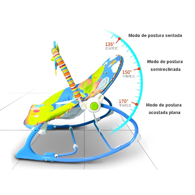 Silla Mecedora Musical Con Vibracion Para — foto 7