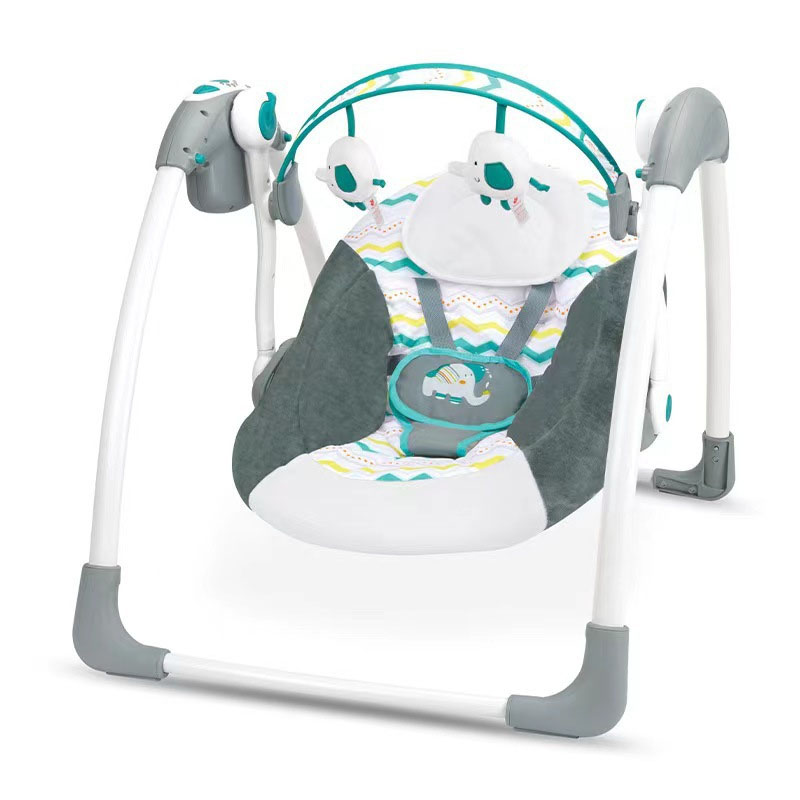 Silla mecedora para bebé Swing Verde — foto 1