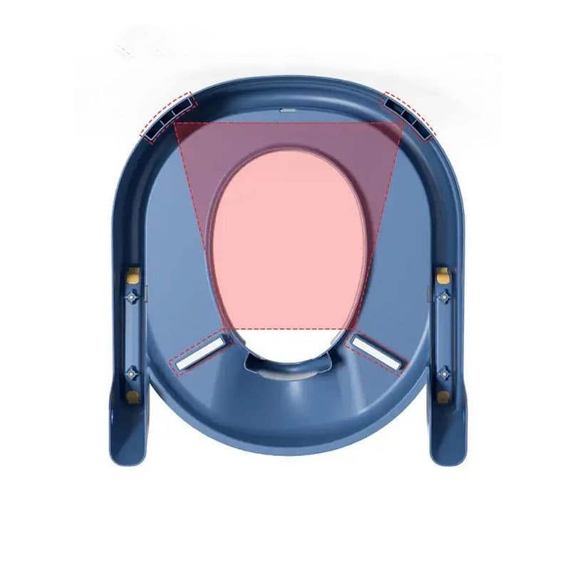 Asiento Adaptador Escalera Inodoro Wc Para Niños Acolchado — foto 6