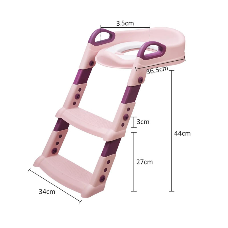 Asiento Adaptador Escalera Inodoro Wc Para Niños Acolchado — foto 3
