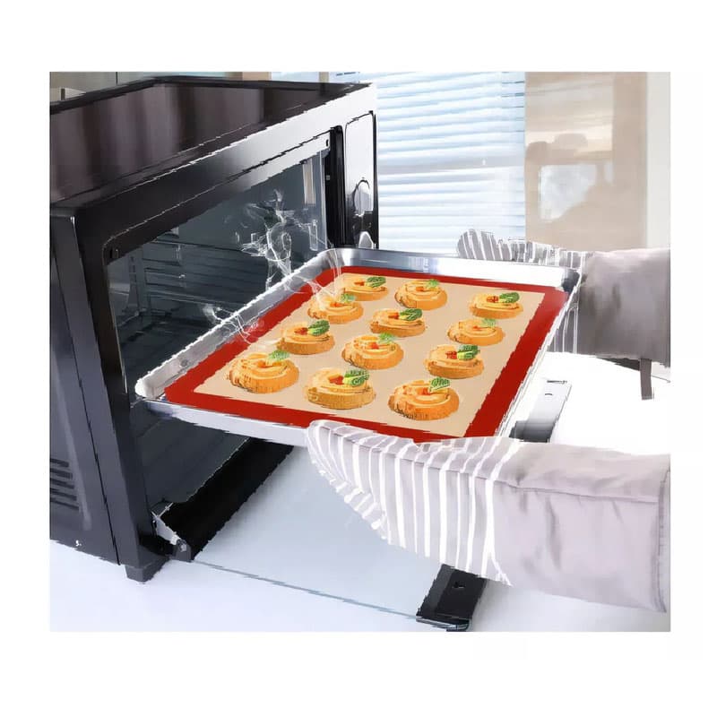 Pasteleria cl tapete de silicona lamina de silicona tapete horno 30x40cm antiadherente. — foto 2
