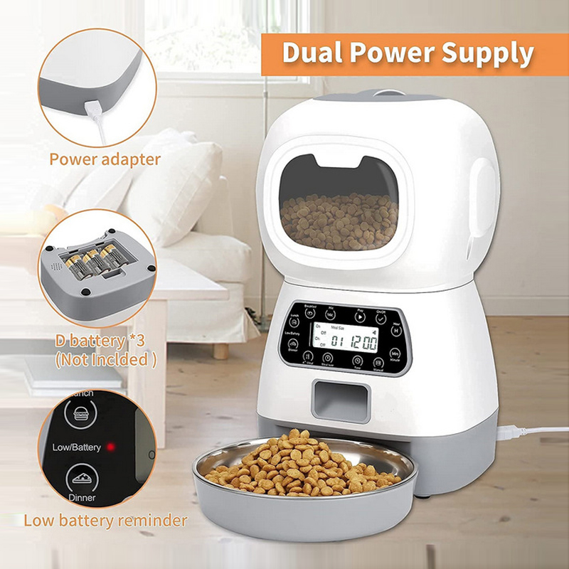 3.5L Robot Alimentador Automático Para Mascotas Dispensador — foto 5