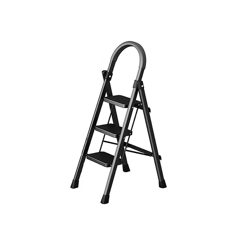 Escalera97*51*42cm de Hierro de 3 Peldaños en Color Negro3 — foto 1