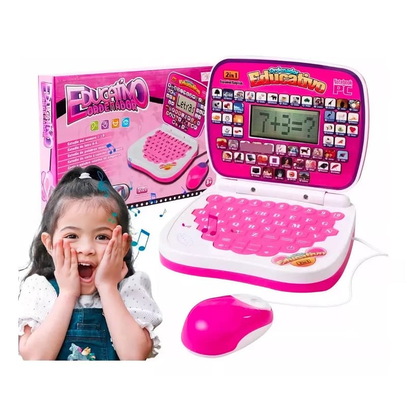 Ordenador Didactico Educativo Para Niños Color Rosa — foto 1