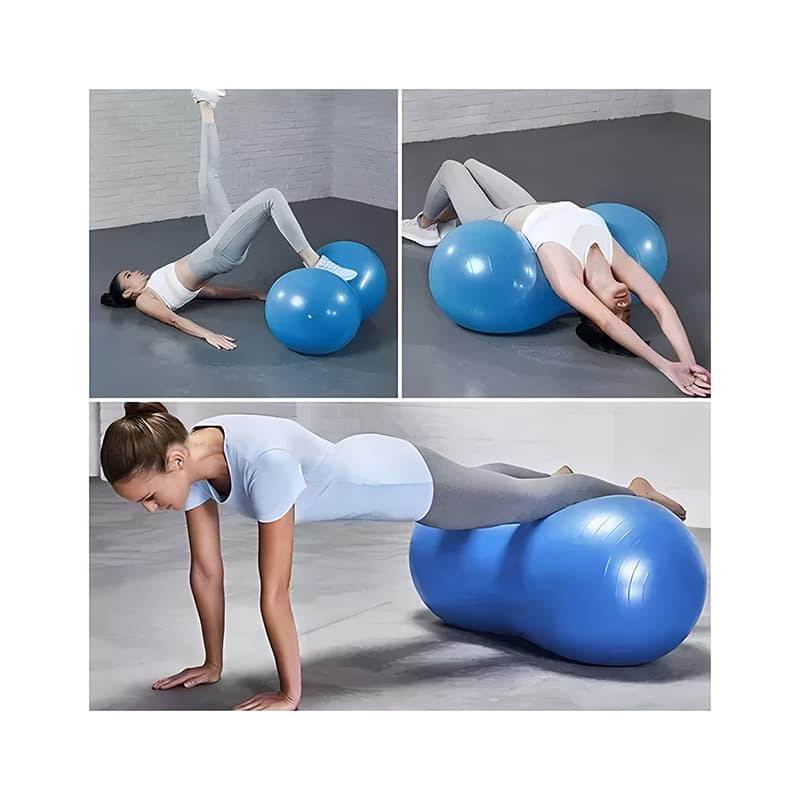 90X45cm azul oscuro bola de yoga de almendra. — foto 4