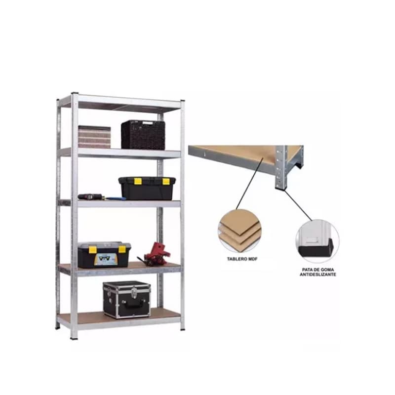 Estante Rack metalico 180x90x40 galvanizado — foto 3
