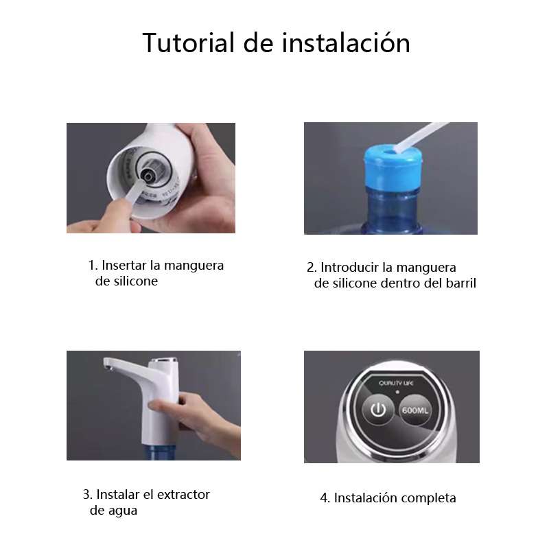 20L Dispensador Agua Electrico Bomba Usb Dosificador Agua Bidon.20L — foto 4