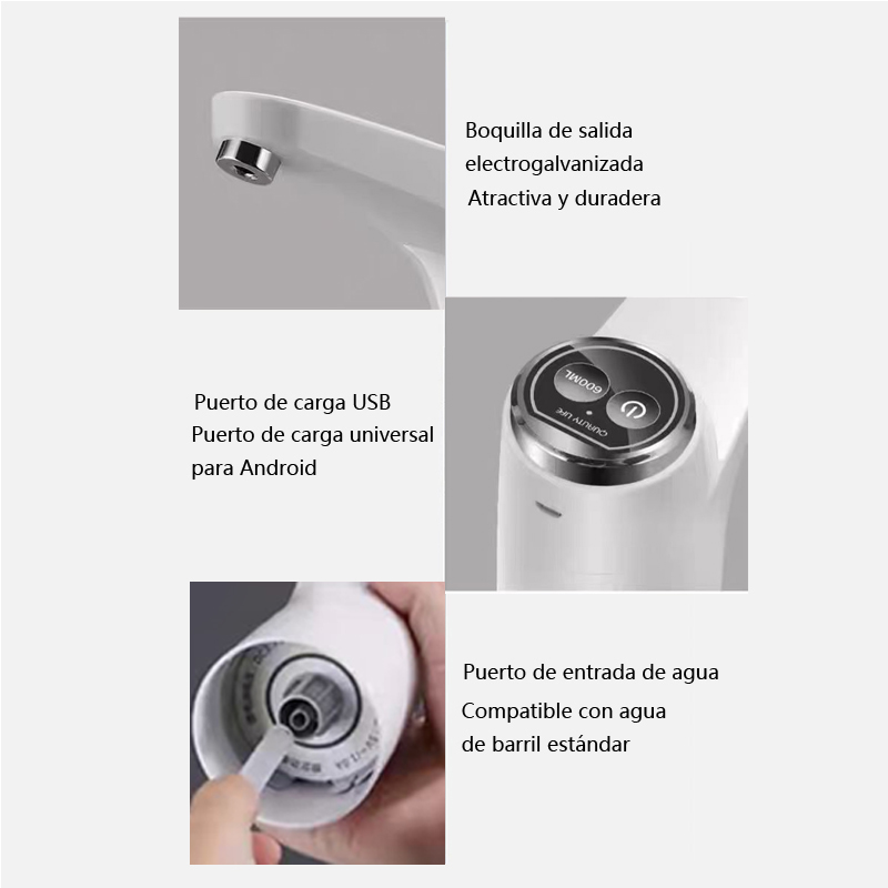 20L Dispensador Agua Electrico Bomba Usb Dosificador Agua Bidon.20L — foto 5