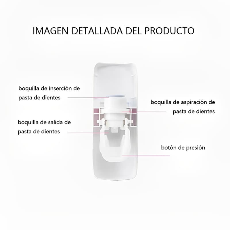 Dispensador Automático Pasta Dientes Porta Cepillo — foto 4