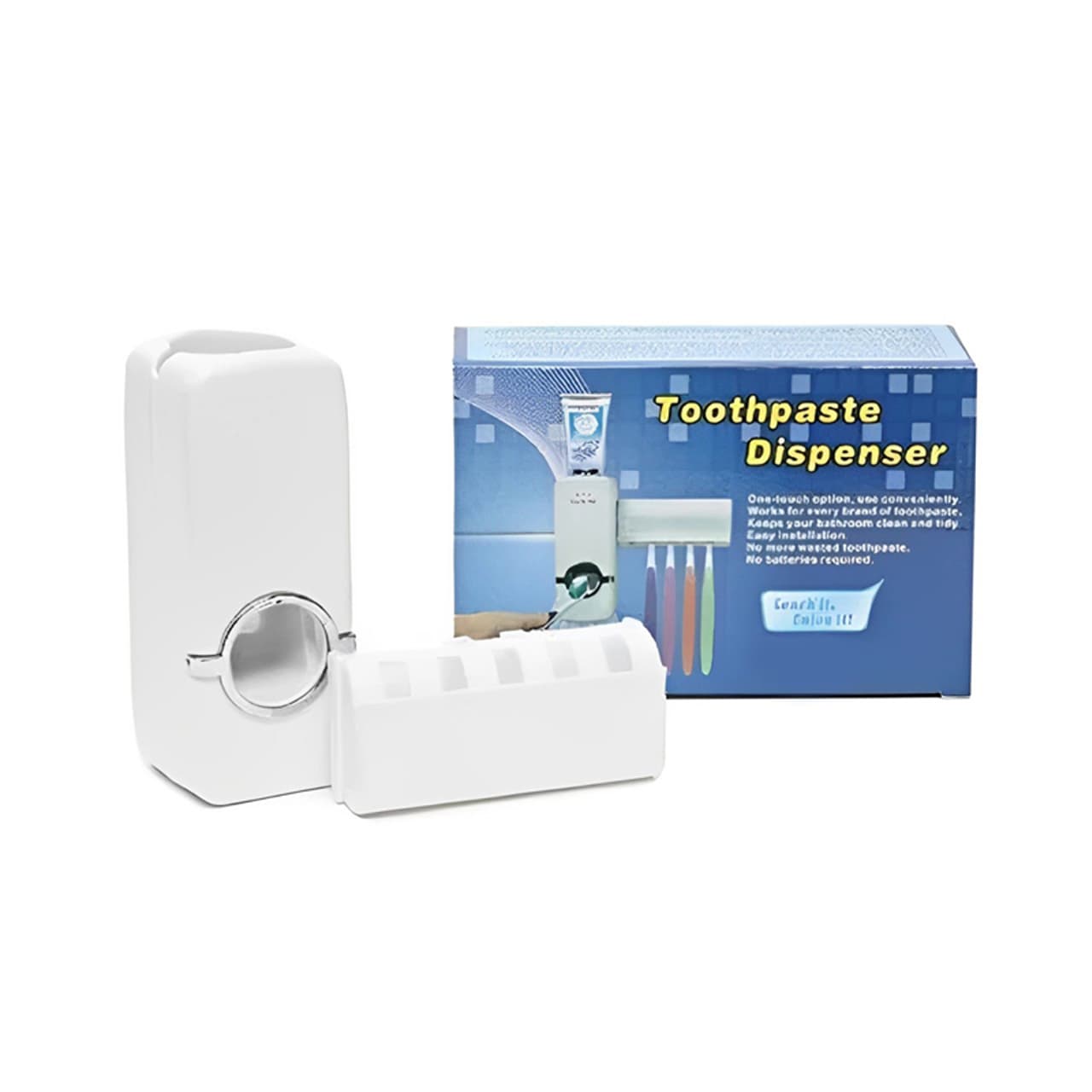 Dispensador Automático Pasta Dientes Porta Cepillo — foto 5