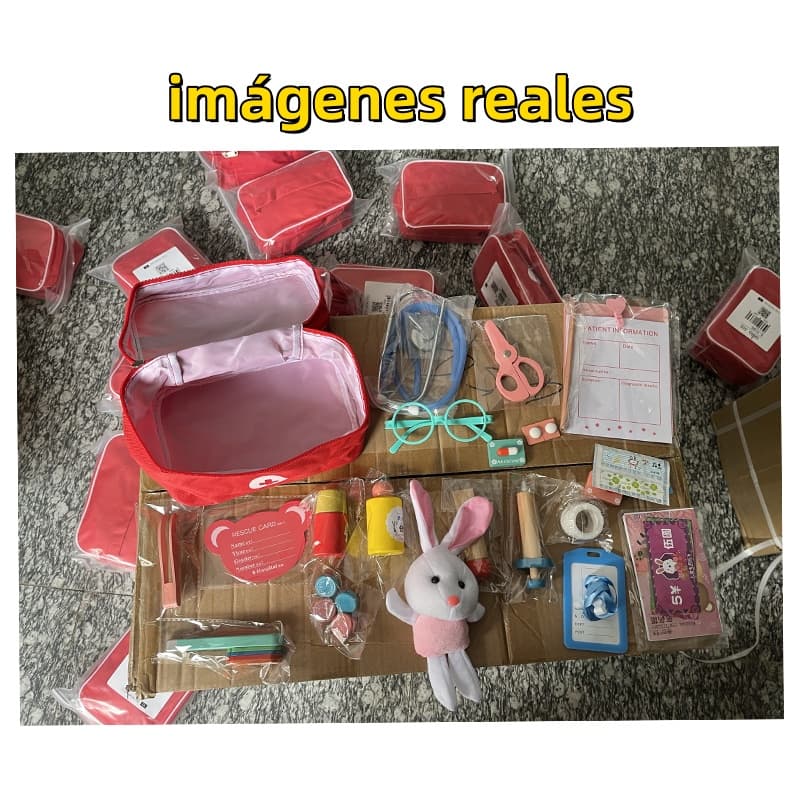 Set Juego De Roles Doctor Juego Madera Niños. — foto 6