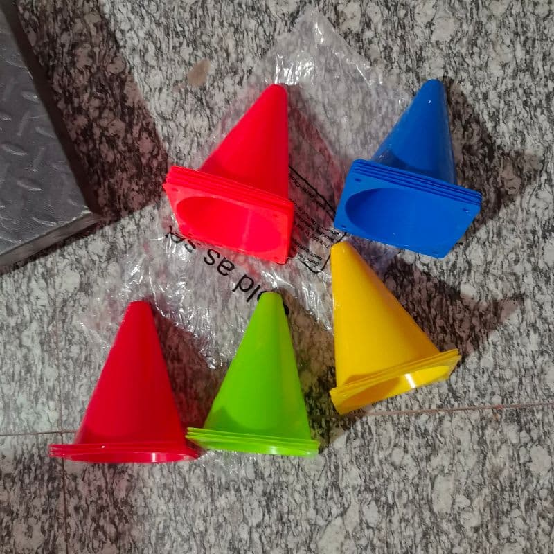 Cono 20psc/set 18cm De Entrenamiento Crossfit Deporte/ Trafico 5 colores — foto 3