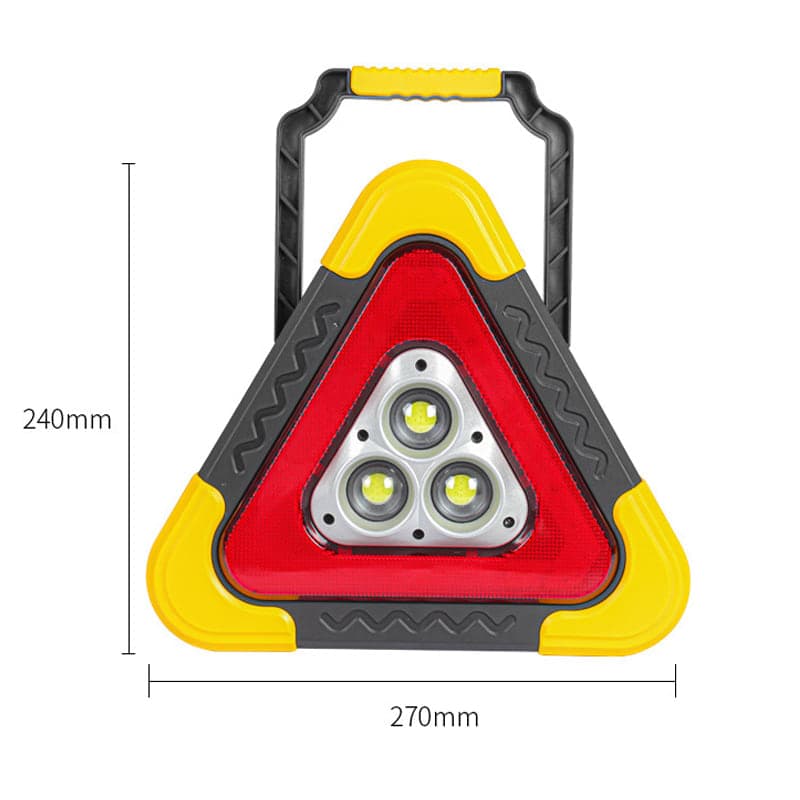 Luces Emergencia Led Auto Triangulo De Emergencia Solar Auto 27cm — foto 1