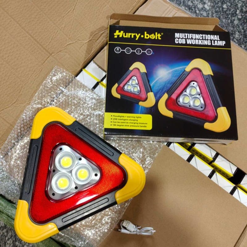 Luces Emergencia Led Auto Triangulo De Emergencia Solar Auto 27cm — foto 4