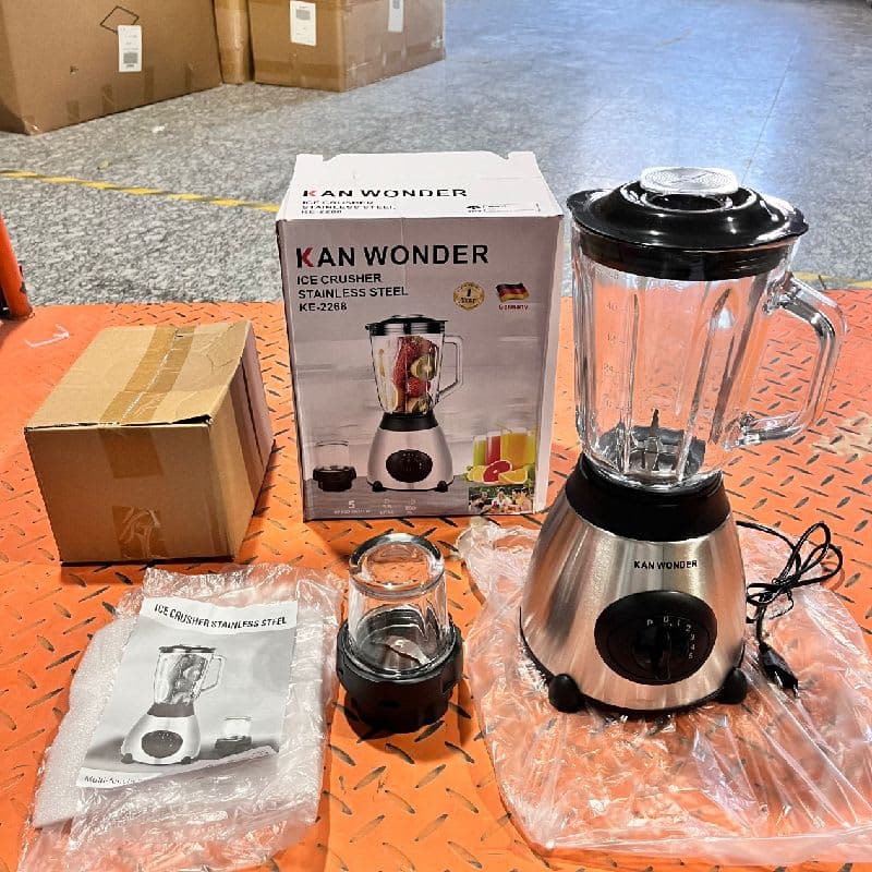 850W 1.5L Licuadora eléctrica con dos vasos de vidrio 1.5L 5 — foto 3