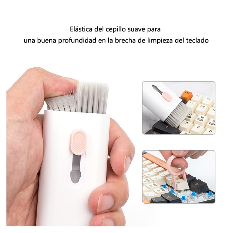 Brocha Limpiadora Para Notebook Y Pc Multifuncional 7 En 1 — foto 5