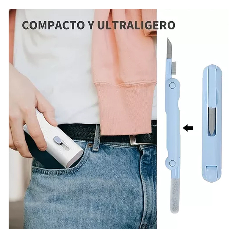 Brocha Limpiadora Para Notebook Y Pc Multifuncional 7 En 1 — foto 7