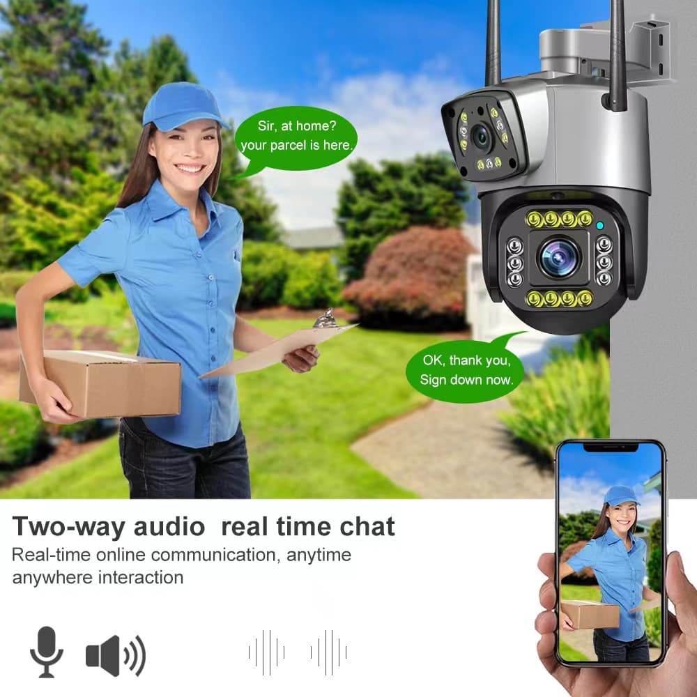 La plataforma de seguridad con vigilancia de 360 grados incluye 2 cámaras — foto 6