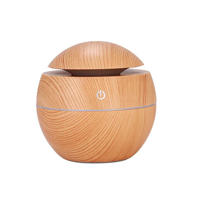 Humidificador purificador de aire difusor exterior madera color madera clara 130ML — foto 1