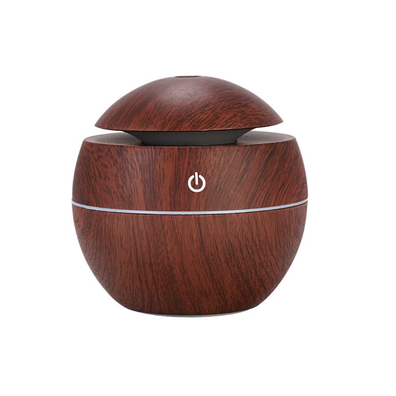 Humidificador purificador de aire difusor exterior madera color madera oscuro 130ML — foto 1