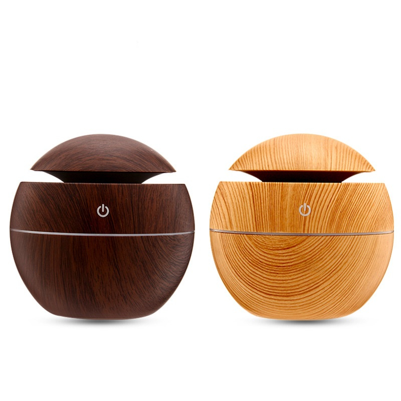 Humidificador purificador de aire difusor exterior madera color madera oscuro 130ML — foto 4