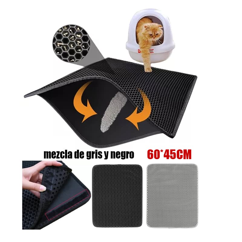 60*45cm Alfombrilla para arena de gato (de mascota) — foto 1