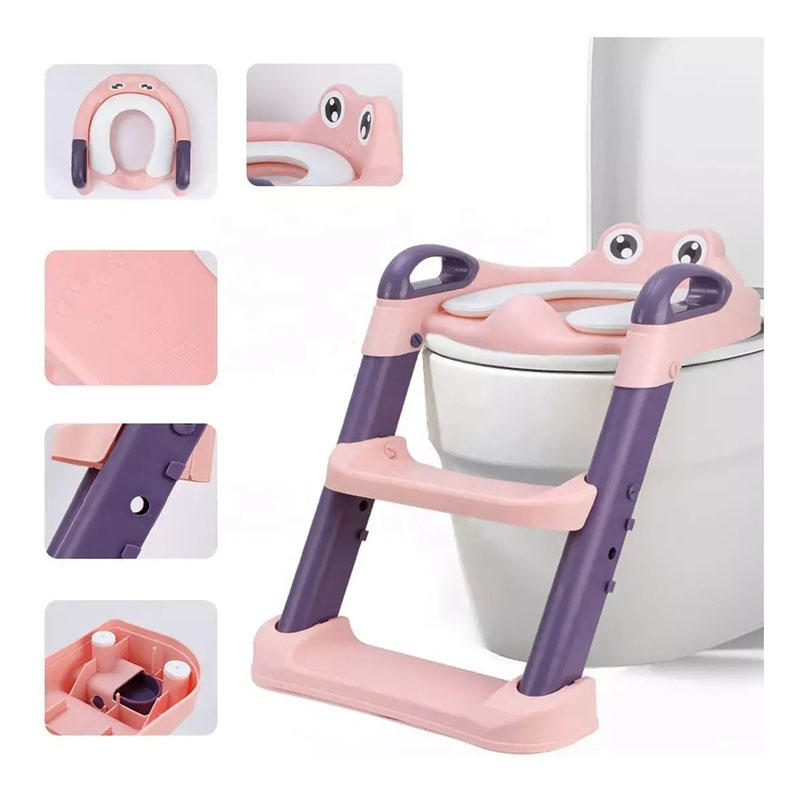 Asiento Adaptador Escalera Inodoro Wc Para Niños Sin Cojin — foto 1