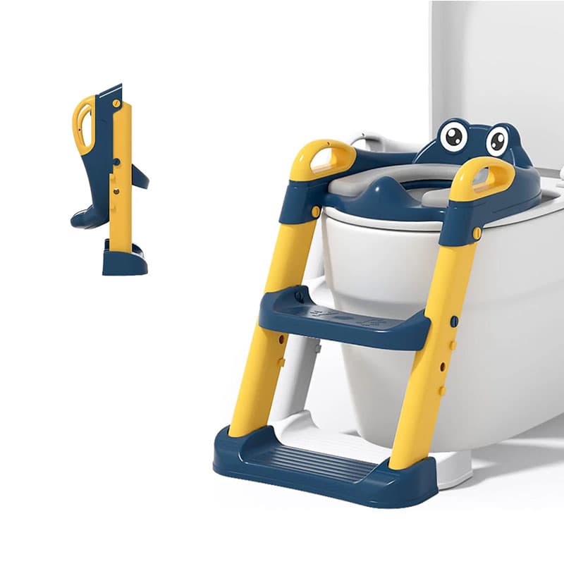 Asiento Adaptador Escalera Inodoro Wc Para Niños Sin Cojin — foto 1