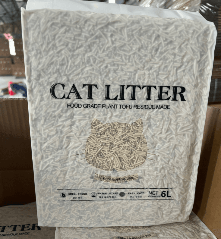 Arena Para Gatos De Tofu (biodegradable/6L 2.2KG)-sabor a carbón de bambú — foto 8