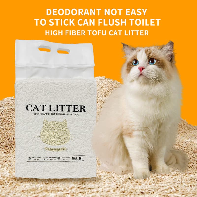 Arena Para Gatos De Tofu (biodegradable/6L 2.2KG)-sabor a lavanda — foto 8