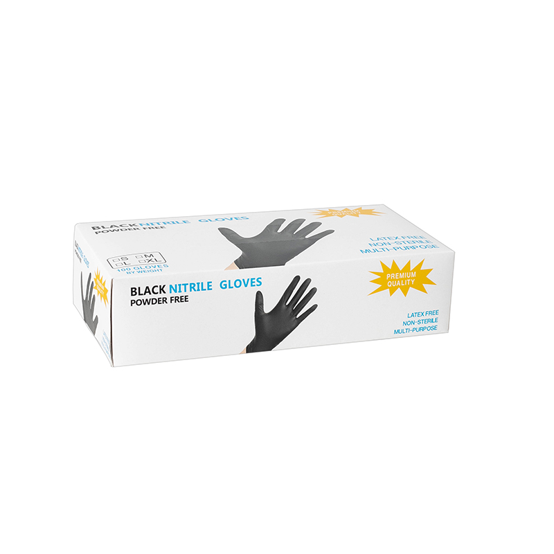 Guantes De Nitrilo Caja 100 Unid. Tallas M negro 100M — foto 3