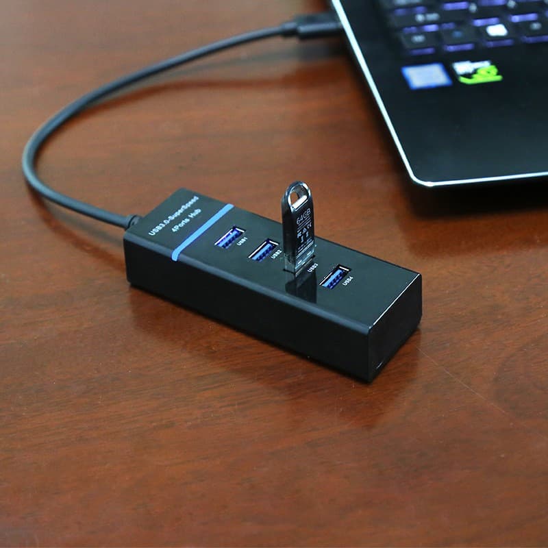 Hub Usb 3.0 4 Puertos 5 Gbps Superspeed Led Indicadores Rohs — foto 3
