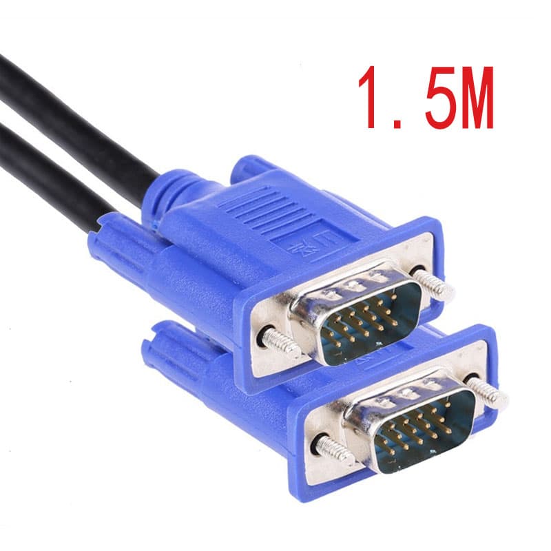 Cable VGA Macho A Macho 1.5M Para Proyector Y Monitor VGA1.5 — foto 1