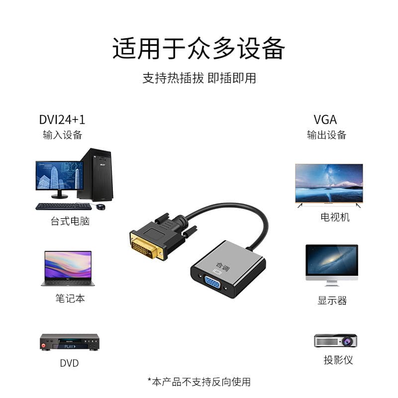 Adaptador DVI macho a VGA hembra DVI-DVGA — foto 3
