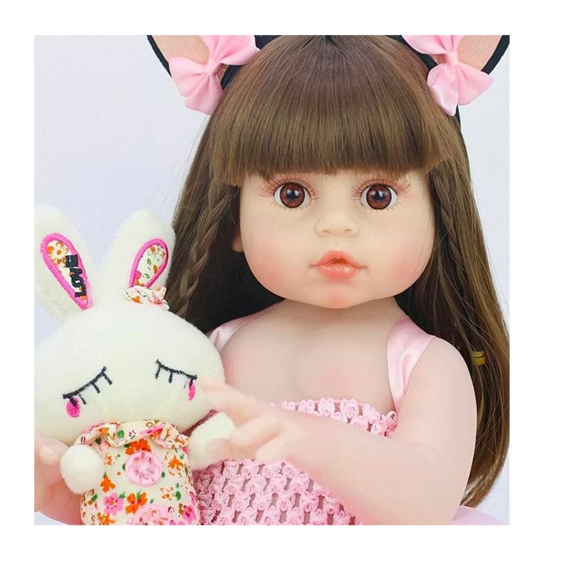 Mueca Reborn Bebé Realista De Silicona Lavable 55cm — foto 3