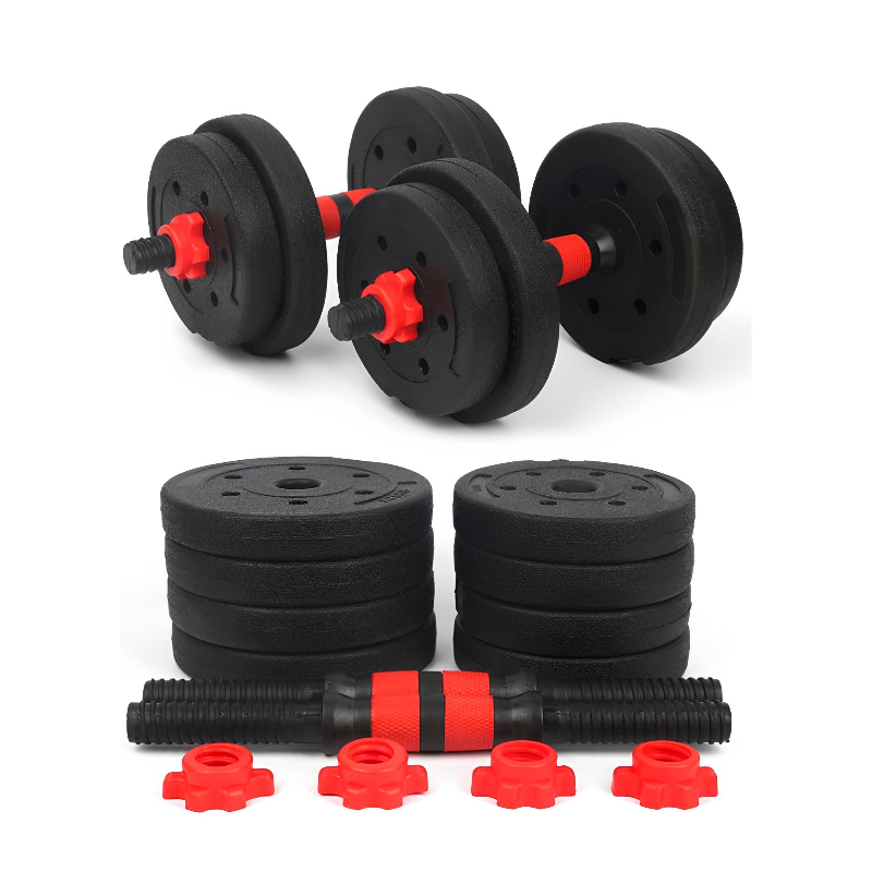 Set Mancuernas Y Barra Unibles 15kg Fitness Pesas Ajustables — foto 6