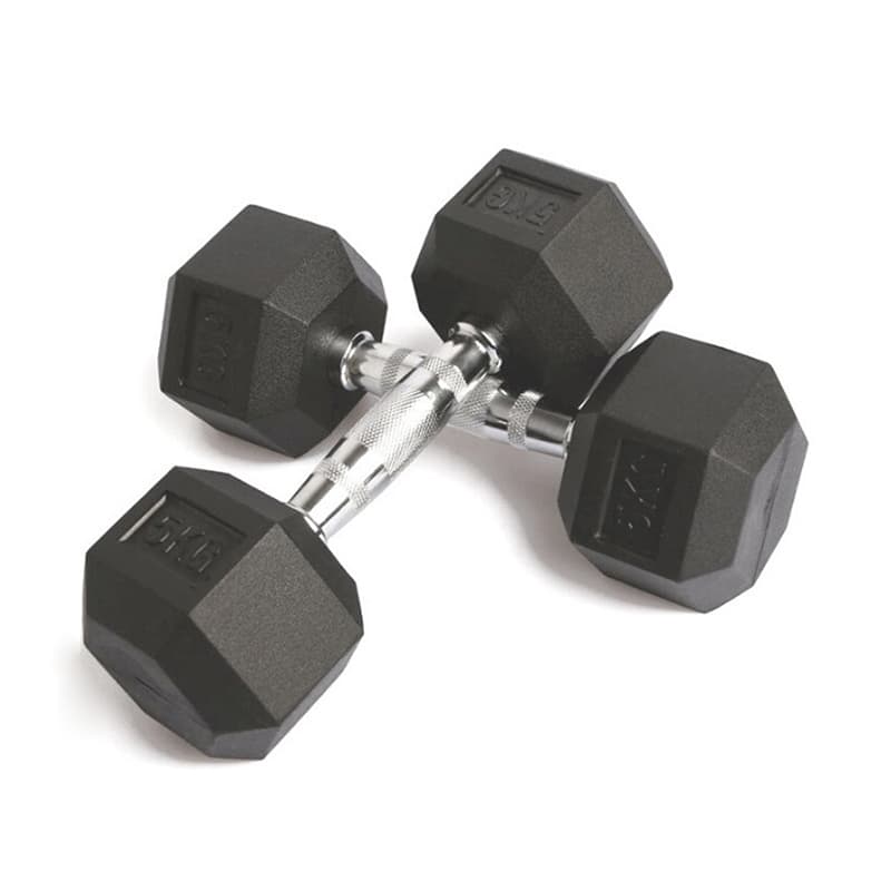5Kg*2Mancuernas Hexagonal De Engomada — foto 5