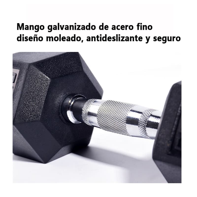 10Kg*2 Mancuernas Hexagonal De Engomada — foto 3