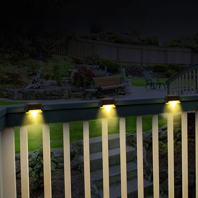 luz solar de escalera 4pcs Luz Cálida — foto 5