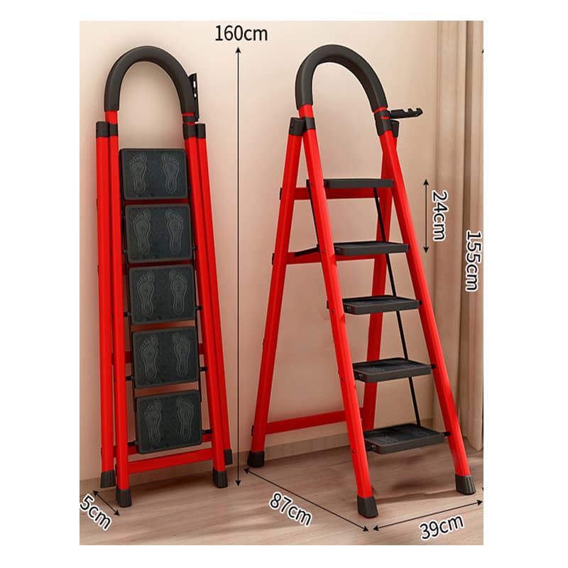 Escalera155*87*39cm Plegable 5 Escalones Resistente Escala5 — foto 1