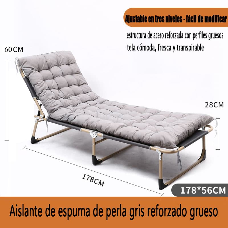 3ajustes de altur Cama Portatil Plegable De Reforzado Con Colchon Desmontable — foto 2
